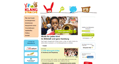 Desktop Screenshot of klangstrolche.de